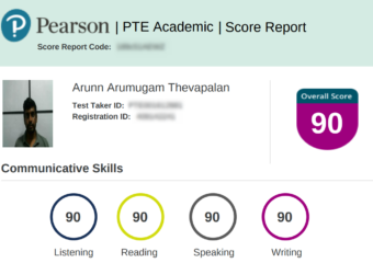 Buy PTE Academic Certificate Online With A High Score Australia