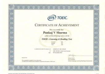 Buy TOEIC Speaking and Writing Test Certificate Online